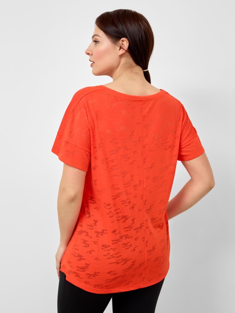 

Спортивный комплект из футболки и бриджей, Оранжевый, 372288
