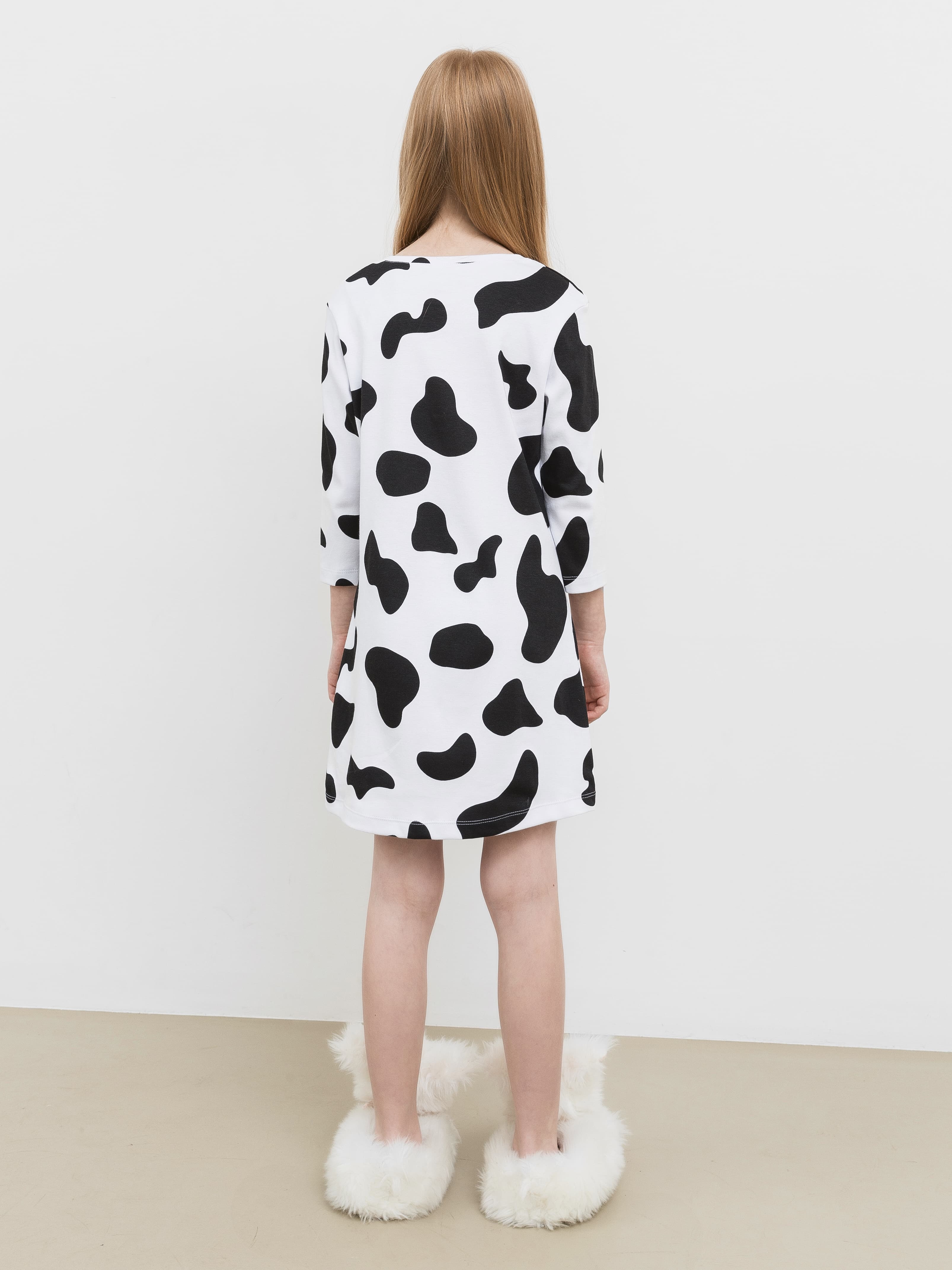 

Ночное платье с коровкой, Белый, 577714